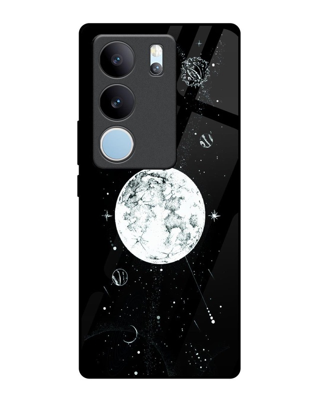 Space Symbols 2 Premium Glass Cover for Vivo V29