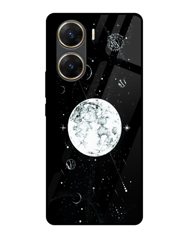 Space Symbols 2 Premium Glass Cover for Vivo V29e