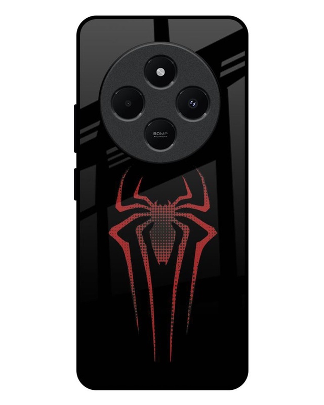 Spider Halftone Premium Glass Cover for Redmi 14C 5G