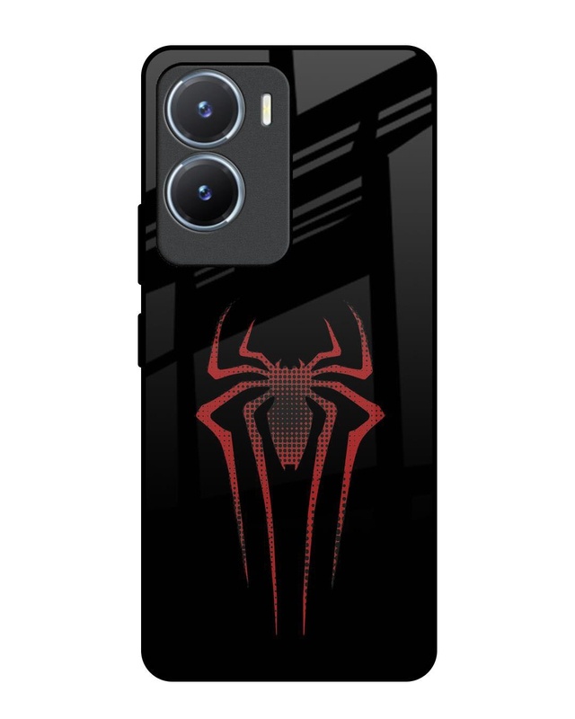 Spider Halftone Premium Glass Cover for Vivo T2x 5G