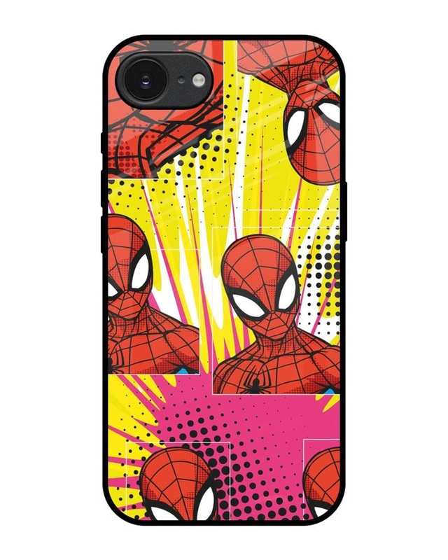 Spider Man Angles Premium Glass Cover for Apple iPhone 16e