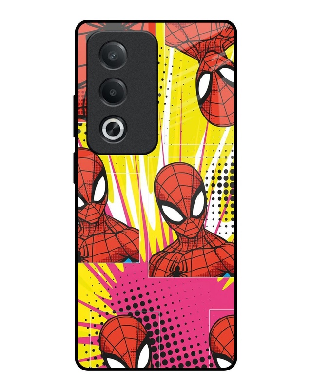 Spider Man Angles Premium Glass Cover for Oppo A3 Pro 5G