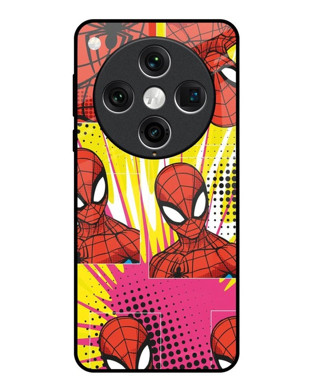 Spider Man Angles Premium Glass Cover for Oppo Find X8 Pro