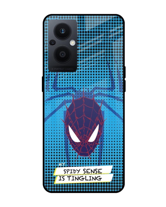 Spidey Sense Premium Glass Cover for Oppo F21 Pro 5G