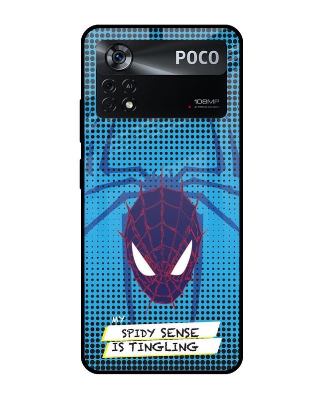 Spidey Sense Premium Glass Cover for Poco X4 Pro 5G