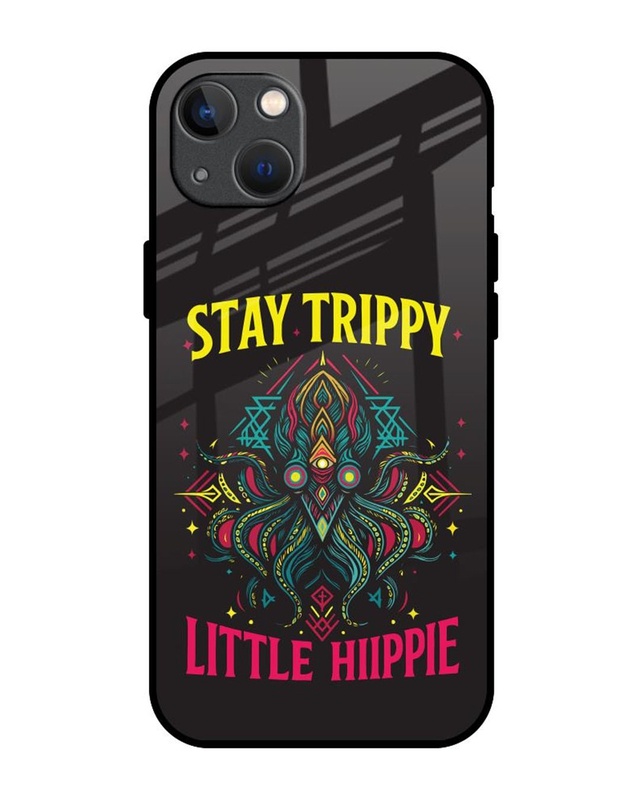 Shop Little Hiippie Premium Glass Cover for Apple iPhone 13-Front