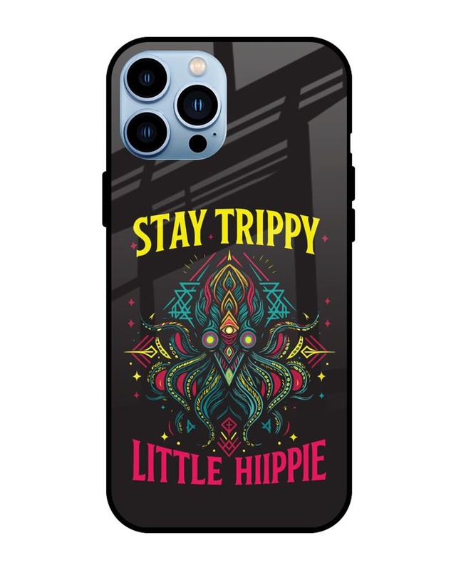 Shop Little Hiippie Premium Glass Cover for Apple iPhone 13 Pro-Front