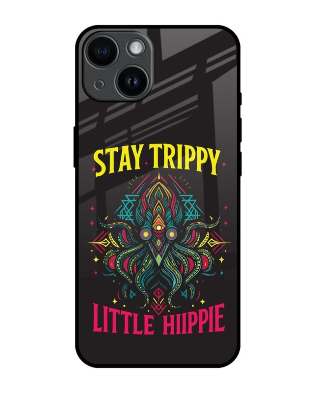Shop Little Hiippie Premium Glass Cover for Apple iPhone 14-Front