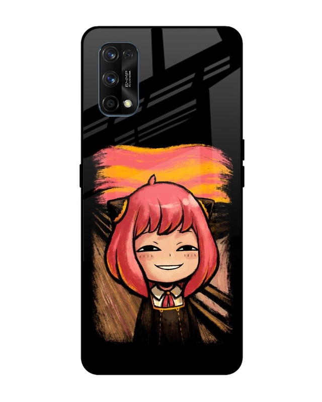 Shop Spy X Family Premium Glass Case for Realme 7 pro (Shock Proof, Scratch Resistant)-Front