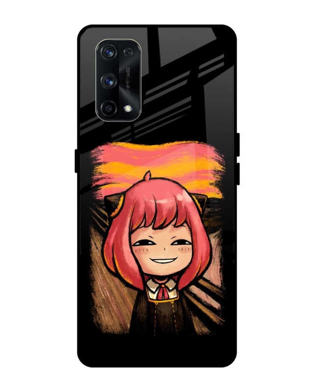 Shop Spy X Family Premium Glass Case for Realme X7 Pro (Shock Proof, Scratch Resistant)-Front