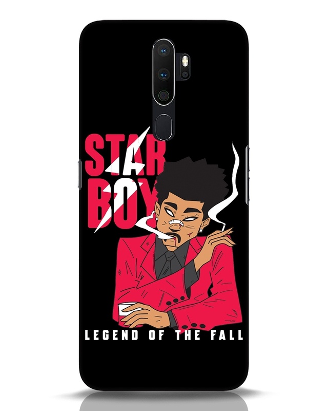 Shop Starboy Weeknd Designer Hard Cover for Oppo A5 2020-Front