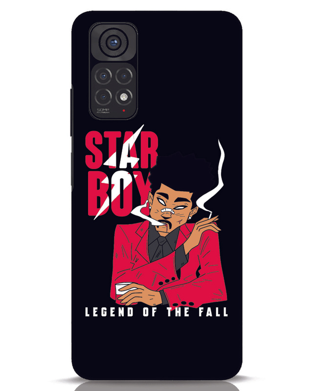 Shop Starboy Weeknd Designer Hard Cover for Redmi Note 11-Front
