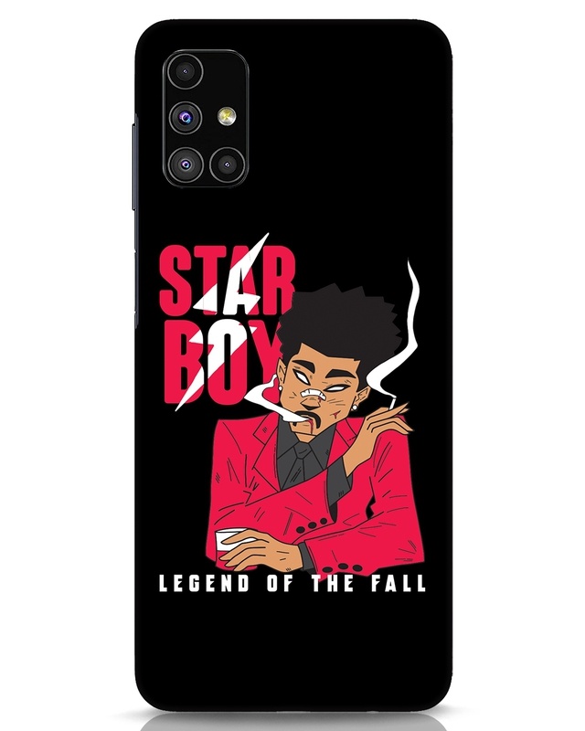 Shop Starboy Weeknd Designer Hard Cover for Samsung Galaxy M51-Front