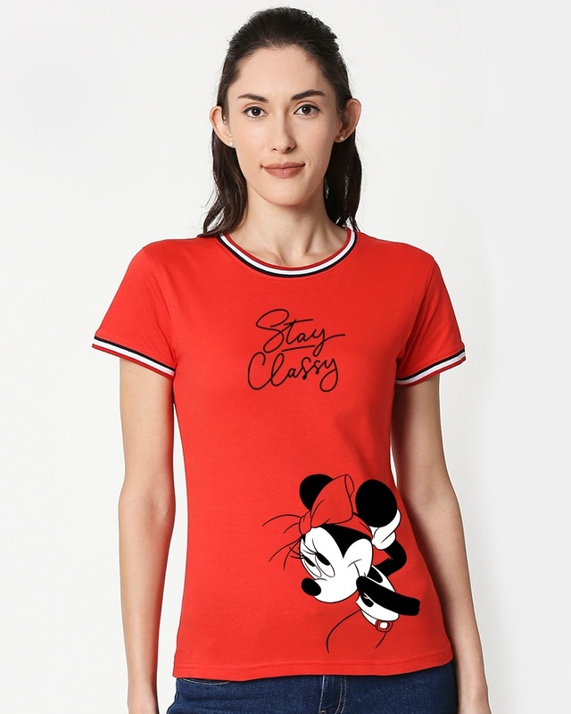 Shop Stay Classy Minnie T-Shirt (DL)-Front