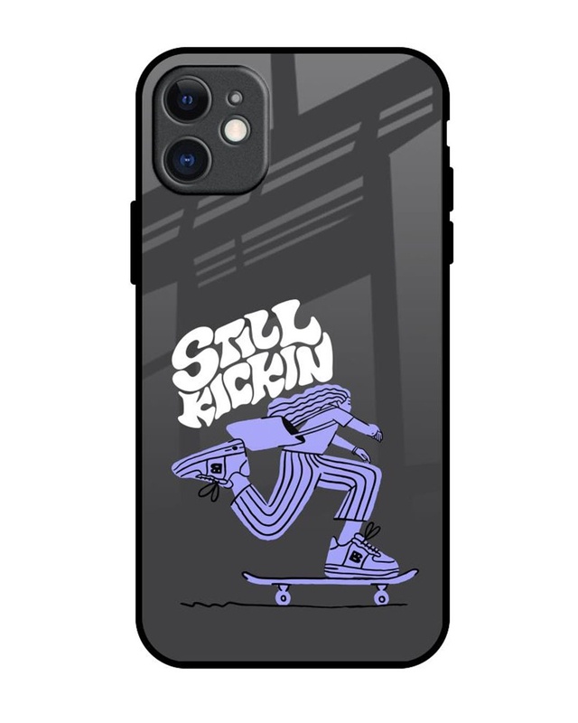 Shop Still Kickin Premium Glass Cover for Apple iPhone 11-Front