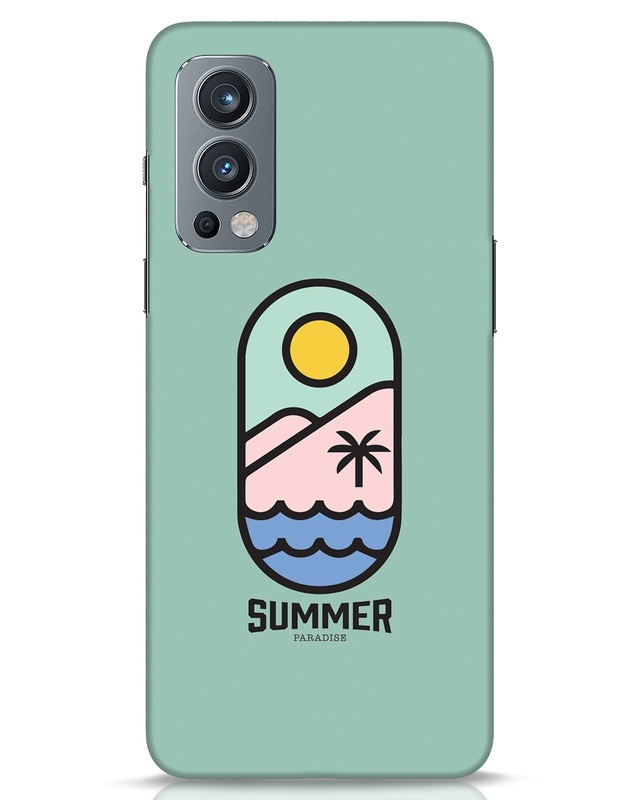 Shop Summer Paradise Designer Hard Cover for OnePlus Nord 2-Front