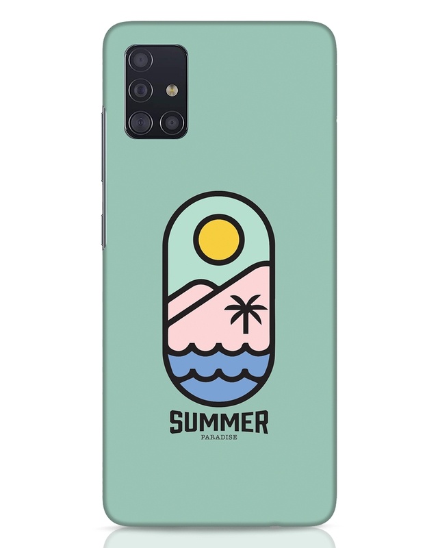 Shop Summer Paradise Designer Hard Cover for Samsung Galaxy A51-Front