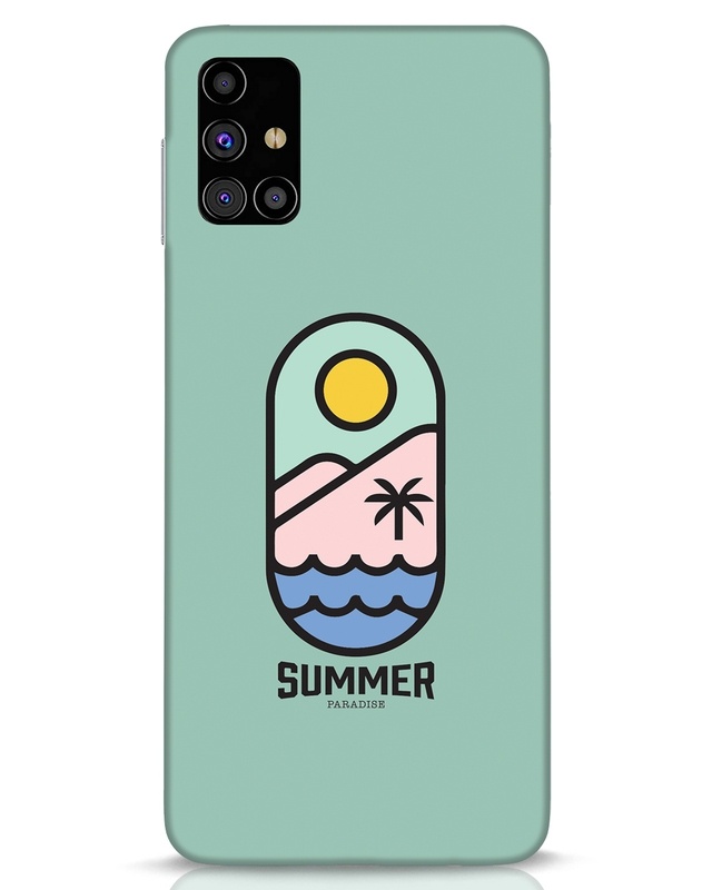 Shop Summer Paradise Designer Hard Cover for Samsung Galaxy M31s-Front