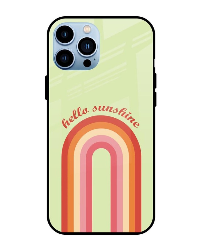 Shop Sunny Side Premium Glass Cover for Apple iPhone 13 Pro-Front