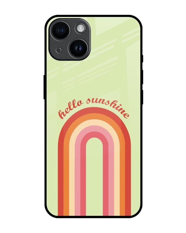 Shop Sunny Side Premium Glass Cover for Apple iPhone 14-Front