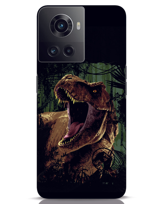 Shop T-Rex Roar Designer Hard Cover for OnePlus 10 R-Front
