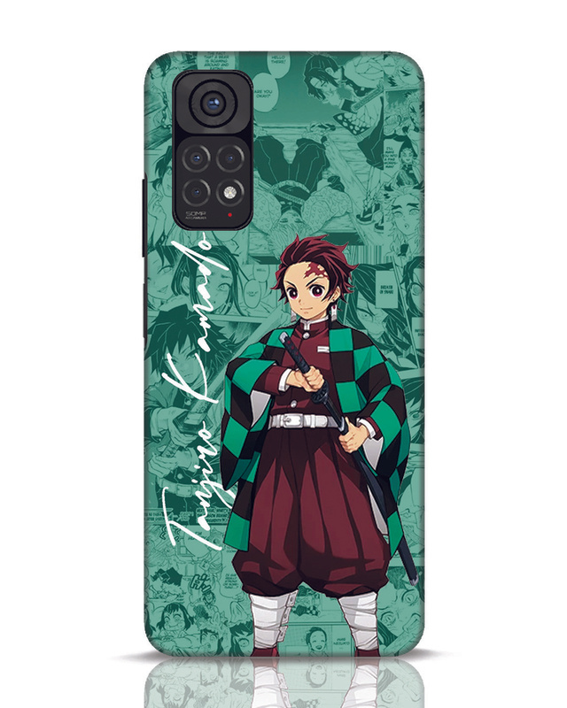 Shop Tanjiro Manga Designer Hard Cover for Redmi Note 11-Front