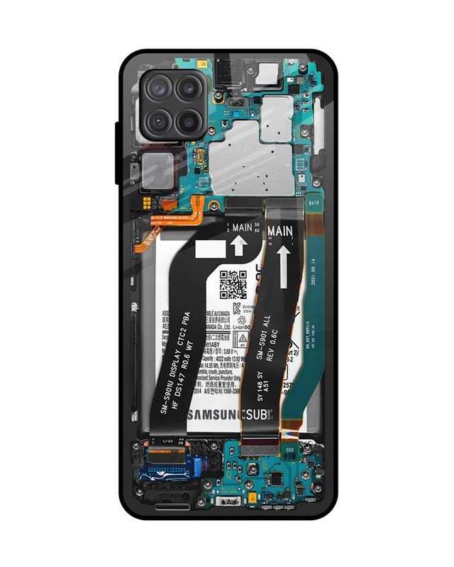 Teardown Premium Glass Cover for Samsung Galaxy A12(Shock Proof, Scratch Resistant)