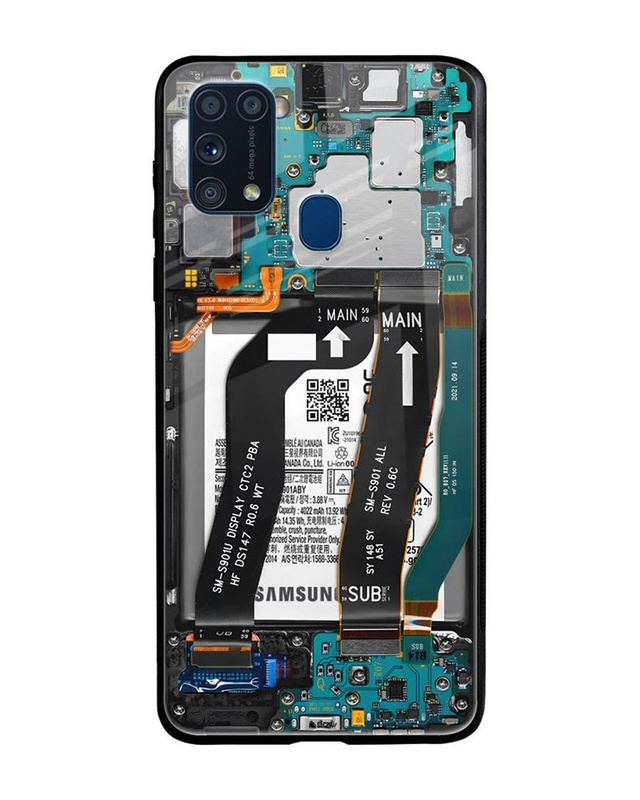 Teardown Premium Glass Cover for Samsung Galaxy M31(Shock Proof, Scratch Resistant)