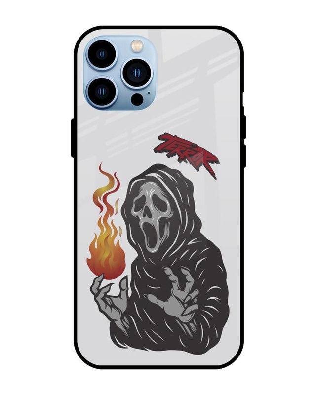 Shop Terror Premium Glass Cover for Apple iPhone 13 Pro-Front