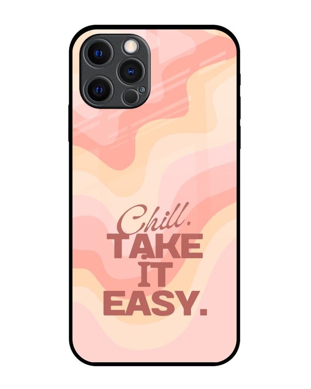 Shop The Chill Side Premium Glass Cover for Apple iPhone 12 Pro Max-Front
