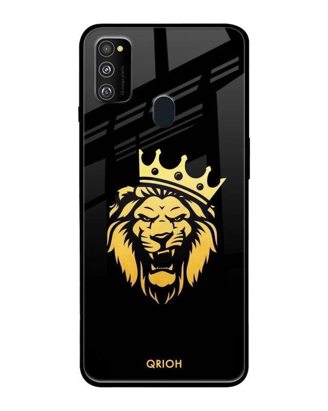 Shop The King Printed Premium Glass Cover For Samsung Galaxy M30s(Impact Resistant, Matte Finish)-Front