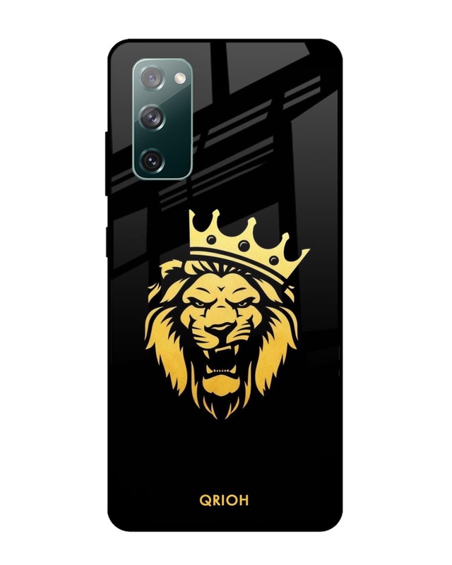 Shop The King Printed Premium Glass Cover For Samsung Galaxy S20 FE(Impact Resistant, Matte Finish)-Front
