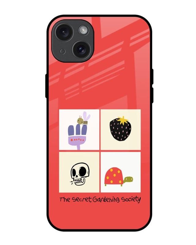 The Secret Gardening Society Premium Glass Cover for Apple iPhone 15 Plus