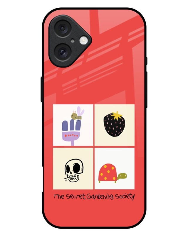The Secret Gardening Society Premium Glass Cover for Apple iPhone 16 Plus