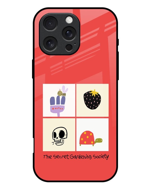 The Secret Gardening Society Premium Glass Cover for Apple iPhone 16 Pro Max