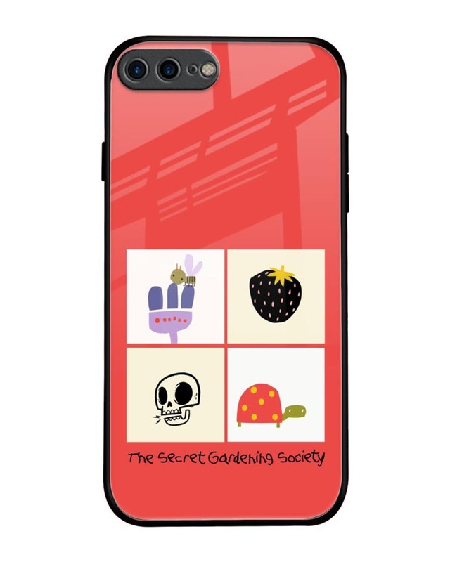 The Secret Gardening Society Premium Glass Cover for Apple iPhone 8 Plus