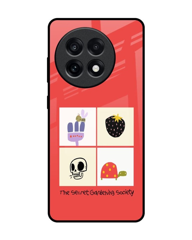 The Secret Gardening Society Premium Glass Cover for OnePlus 13R 5G