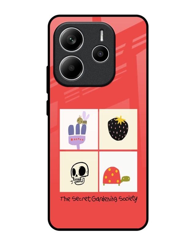 The Secret Gardening Society Premium Glass Cover for Redmi Note 14 5G