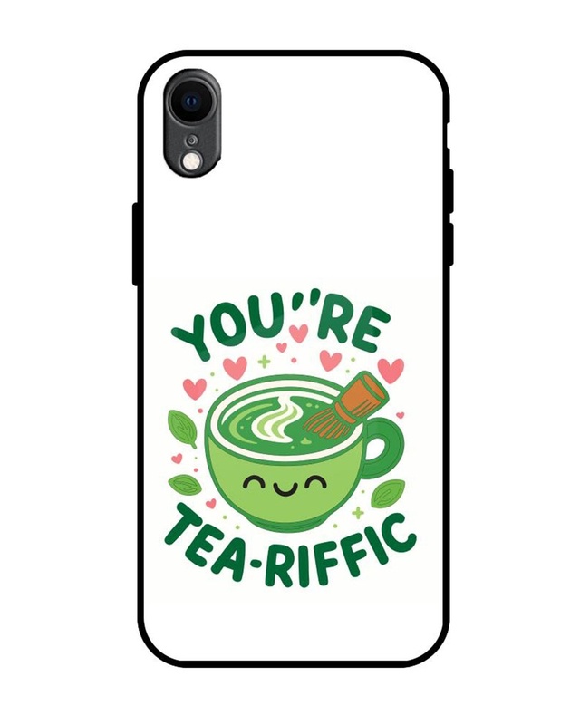 Shop The Tea Of Happiness Premium Glass Cover for Apple iPhone XR-Front