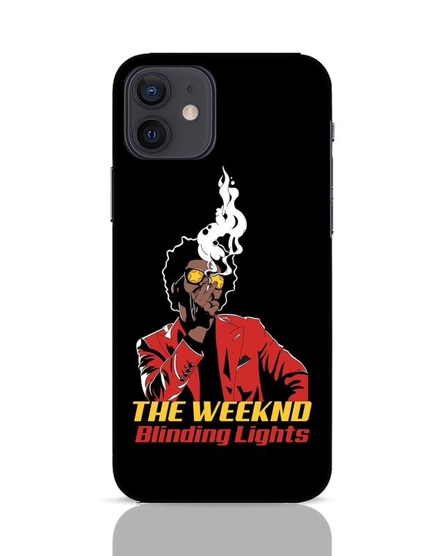Shop The Weeknd Smoke Designer Hard Cover for Apple iPhone 12-Front
