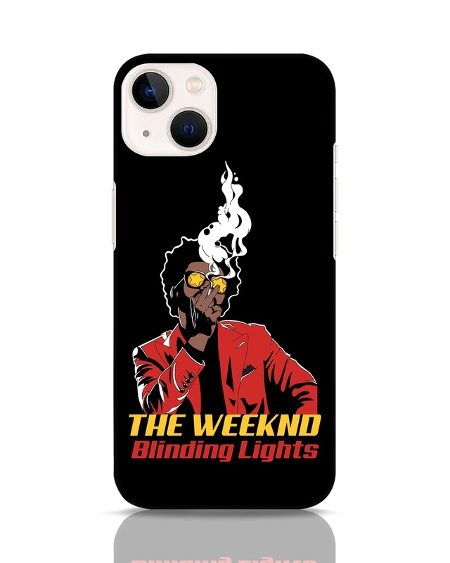 Shop The Weeknd Smoke Designer Hard Cover for Apple iPhone 13-Front