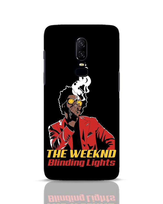Shop The Weeknd Smoke Designer Hard Cover for OnePlus 6-Front