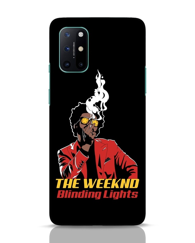 Shop The Weeknd Smoke Designer Hard Cover for OnePlus 8T-Front