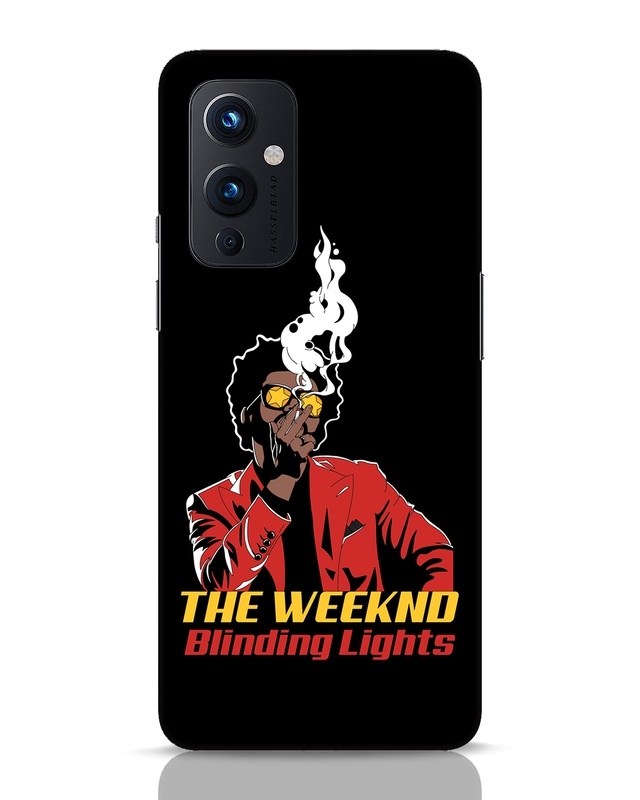 Shop The Weeknd Smoke Designer Hard Cover for OnePlus 9-Front