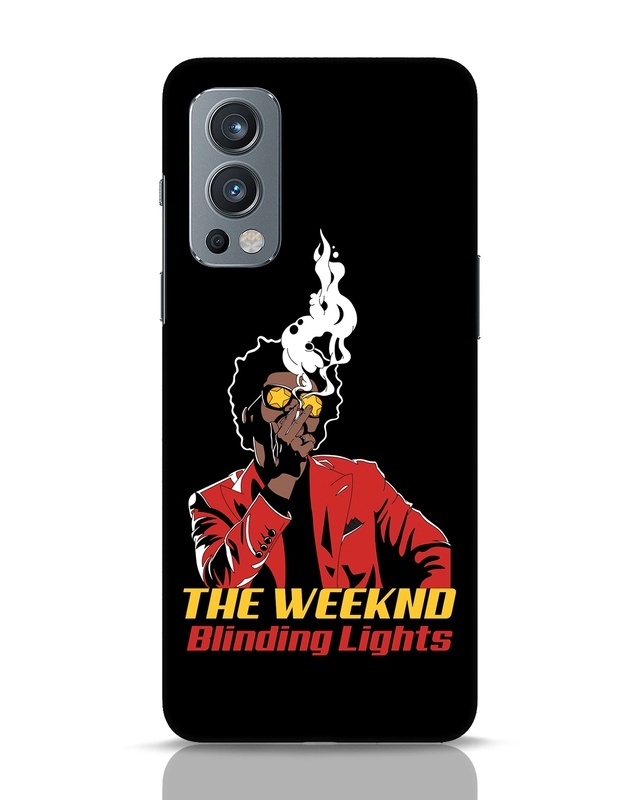 Shop The Weeknd Smoke Designer Hard Cover for OnePlus Nord 2-Front