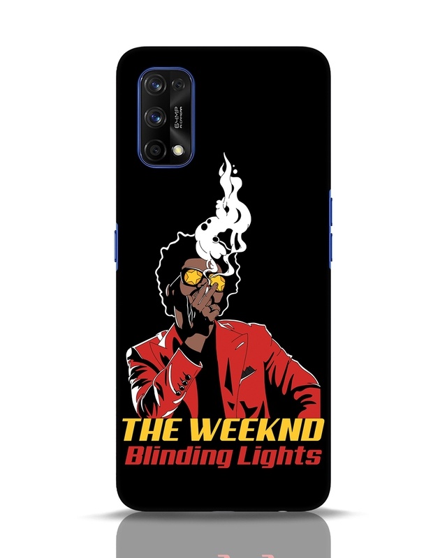 Shop The Weeknd Smoke Designer Hard Cover for Realme 7 pro-Front