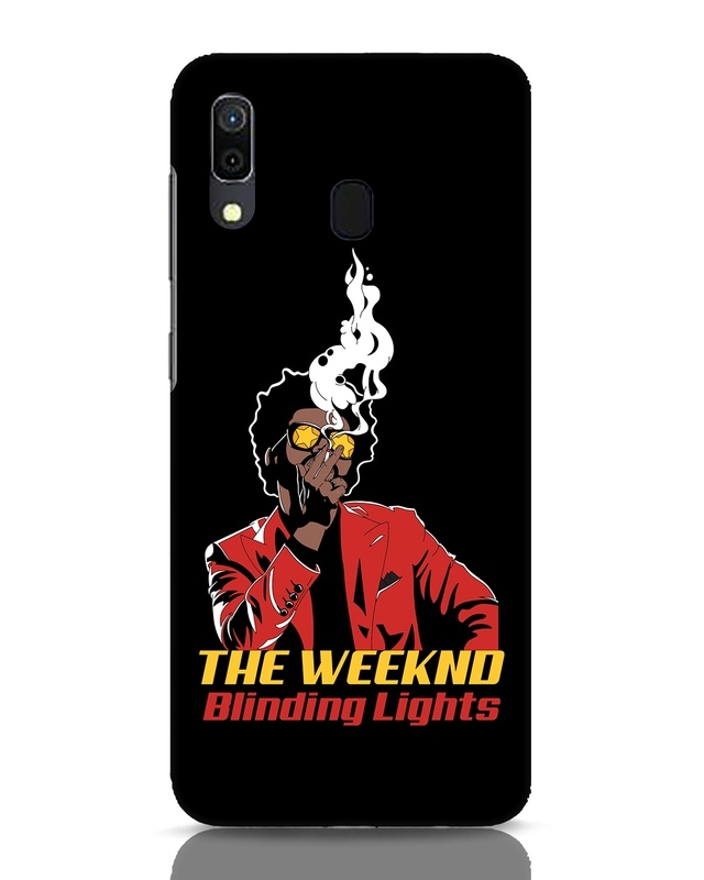 Shop The Weeknd Smoke Designer Hard Cover for Samsung Galaxy A30-Front