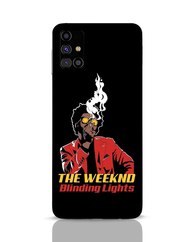 Shop The Weeknd Smoke Designer Hard Cover for Samsung Galaxy M31s-Front