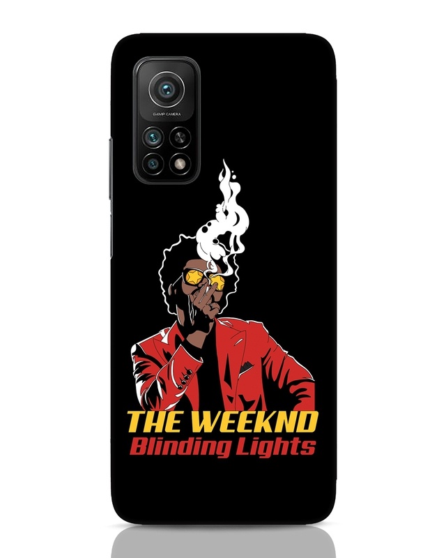 Shop The Weeknd Smoke Designer Hard Cover for Xiaomi Mi 10T-Front