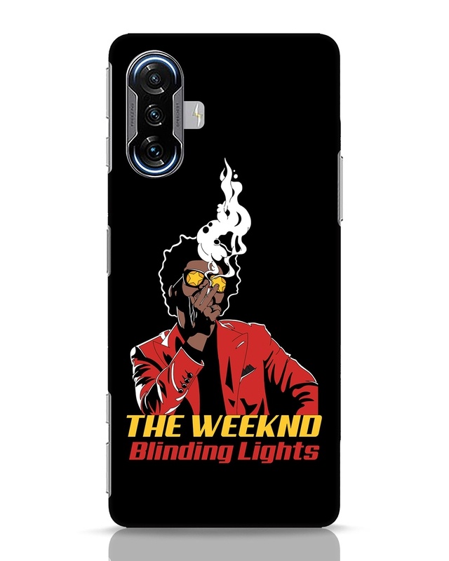 Shop The Weeknd Smoke Designer Hard Cover for Xiaomi POCO F3 GT-Front